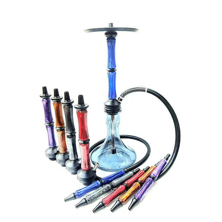 Cachimba shisha vandpibe vandpibe i rustfrit stål vandpibe geometri tysk vandpibe vandpibe (6)