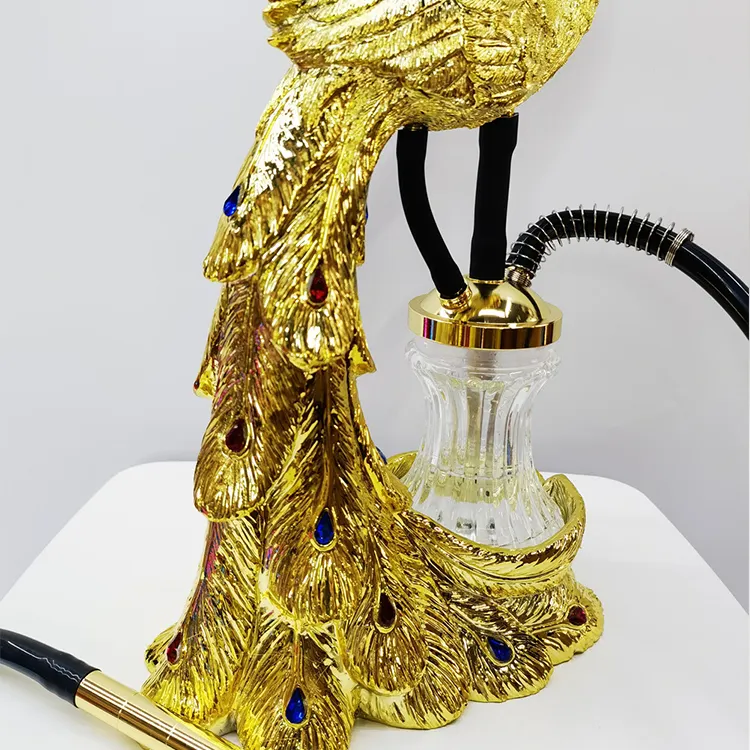 Chicha ສົມບູນ peacock hookah shisha hookah shish peacock hookah (1)