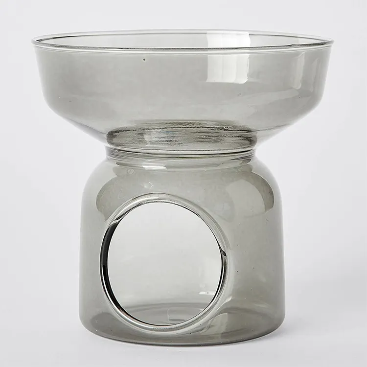 Custom Blown Decorative Clear Bubble Wax Melt Essential Oil Burner ສໍາລັບທຽນໄຂ Tealight (3)