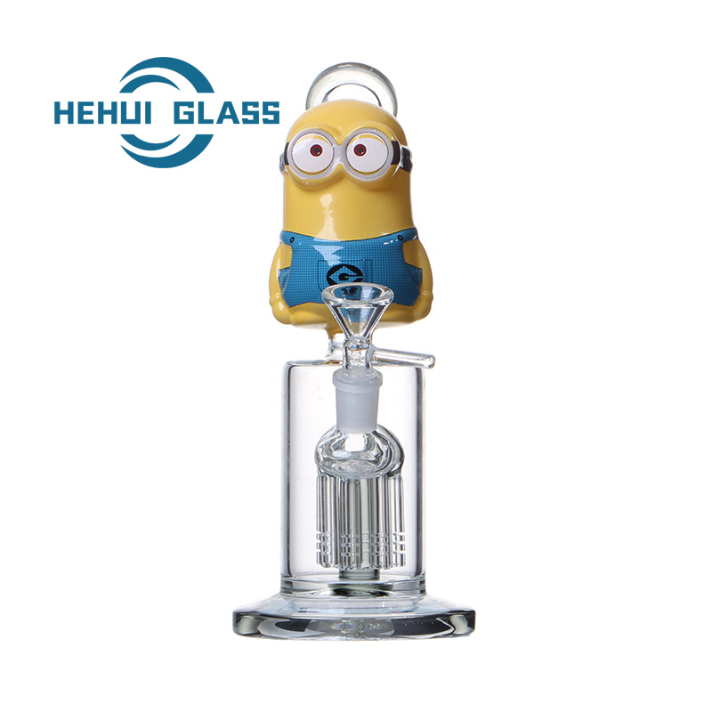 Happy Minions glass bong 1