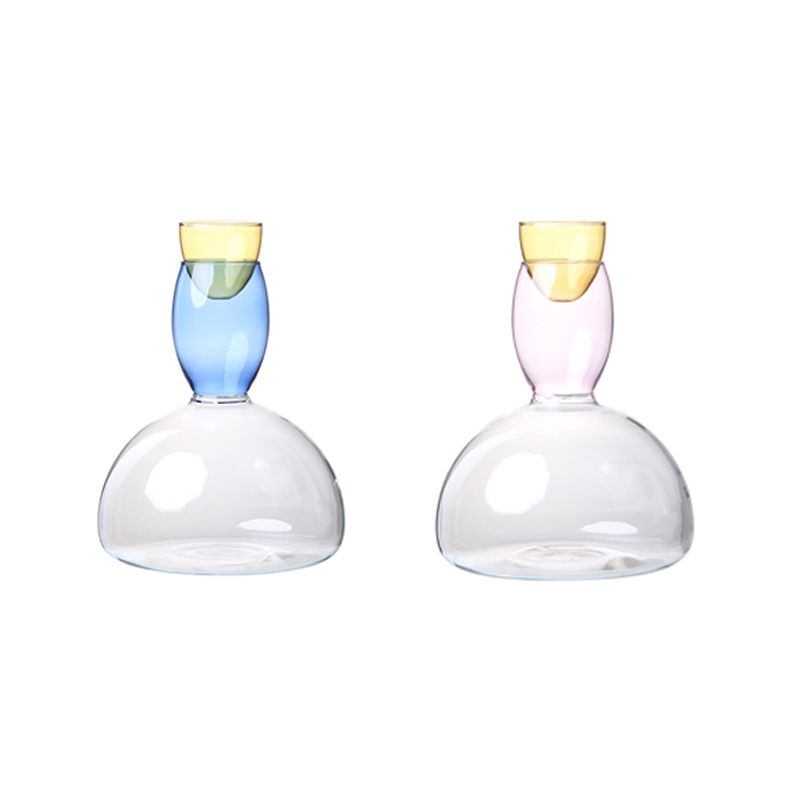 High Borosilicate Creative Candy Colour Handmade Champagne Wine Decanter (၁) စိတ်ကြိုက်၊