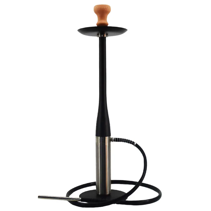 Moralo o mocha oa baseball stainless steel + aluminium full set hookah (3)