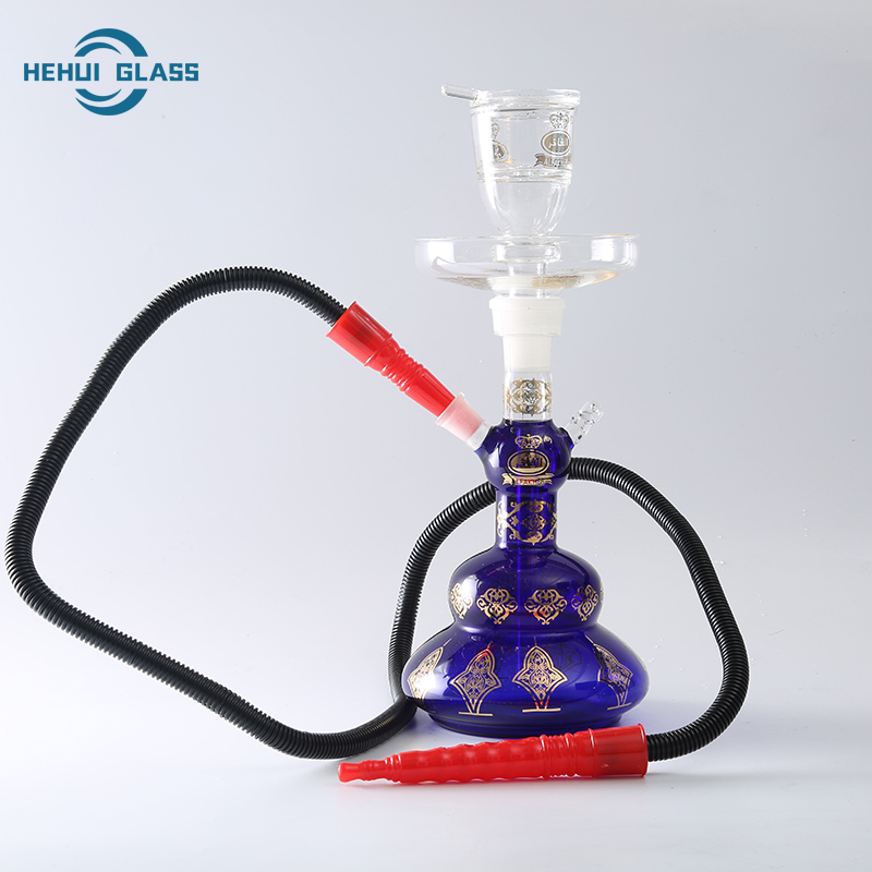 ORIĢINĀLĀ ZILĀ ZAĻĀ KRĀSA AL FAKHER GLASS HOOKAH 2