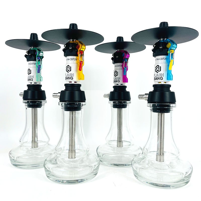 Tita Apẹrẹ Alailẹgbẹ Flash Bang Shisha Narguile Titun Hookah Ti ara ẹni (2)