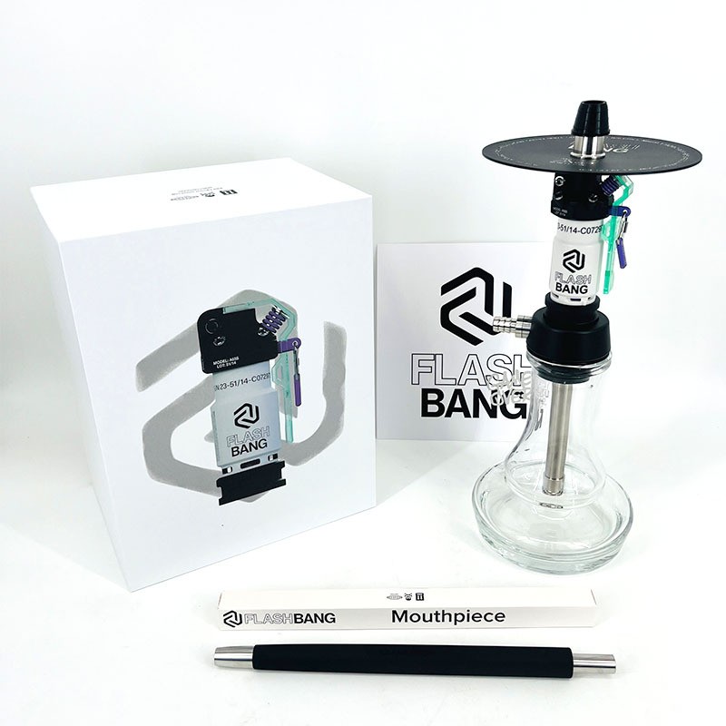 Ең көп сатылған бірегей дизайн Flash Bang Shisha Narguile жекелендірілген соңғы кальян (5)