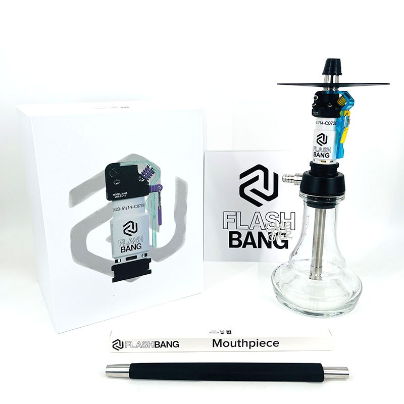 Narguile Narguile de Flash Bang Shisha de deseño exclusivo de máis venda personalizado Último Hookah (6)