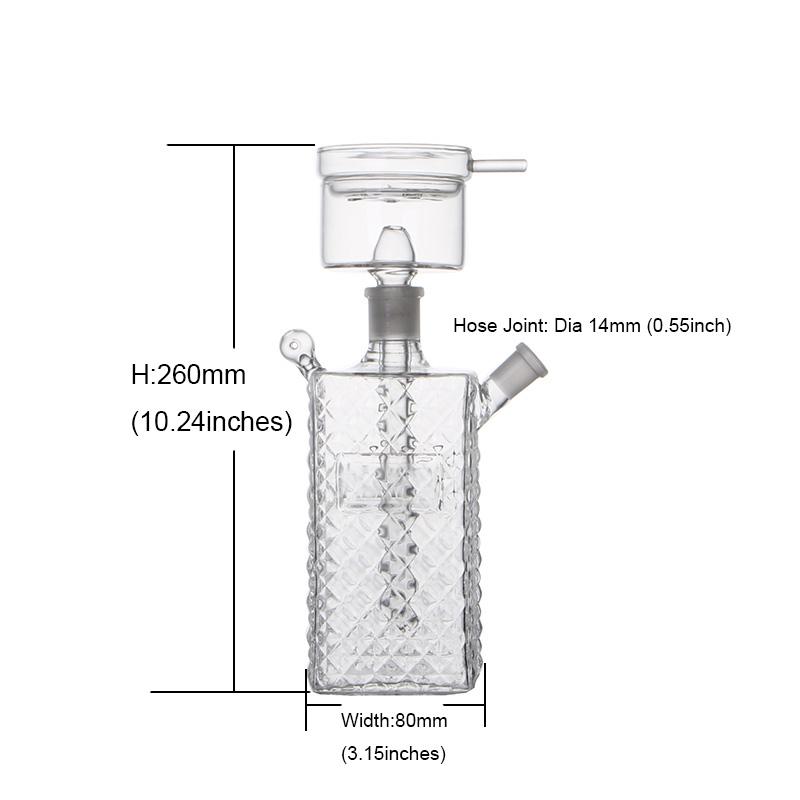 Wierfel Hookah Gréissten