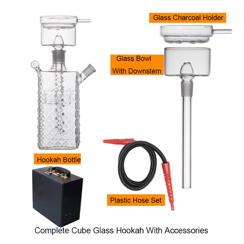 cube hookah dengan beg kunci