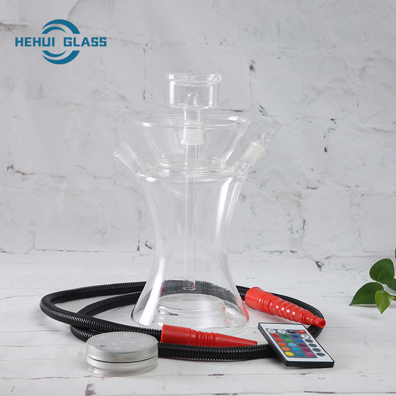 LED-Shisha-Set aus Glas