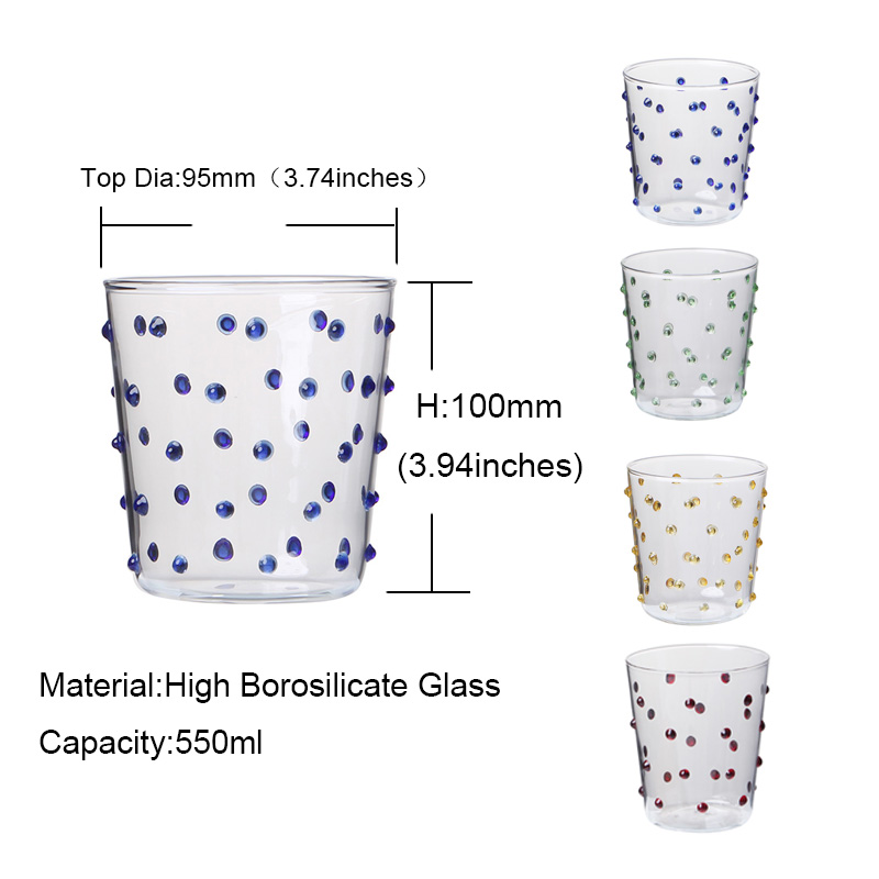 550ml glass cups
