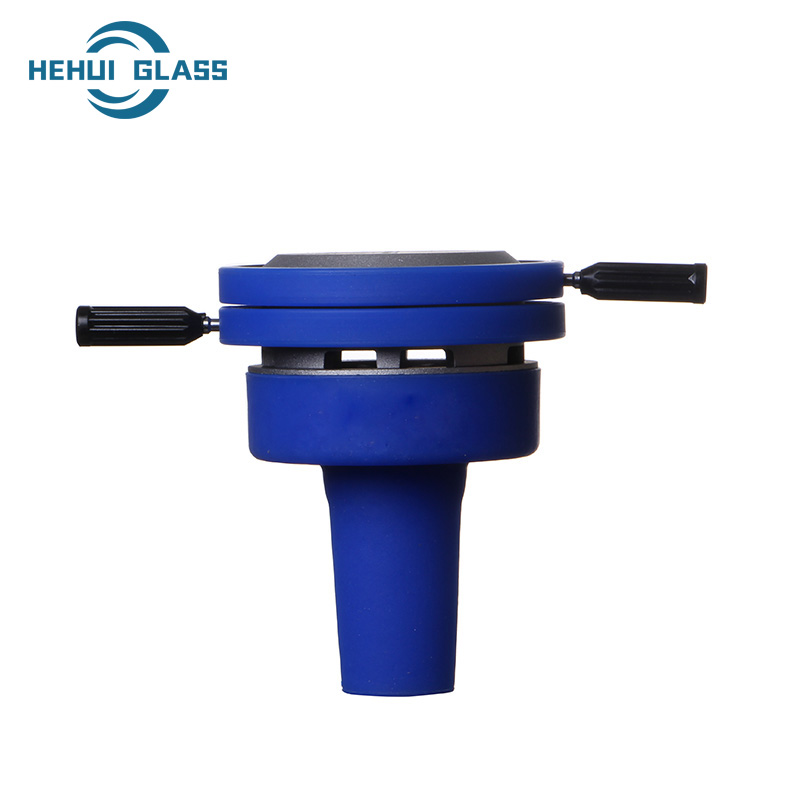 BLUE HEAT MANAGEMENT DEVICE WITH SILICONE BOWL,WITH 2 HANDLES