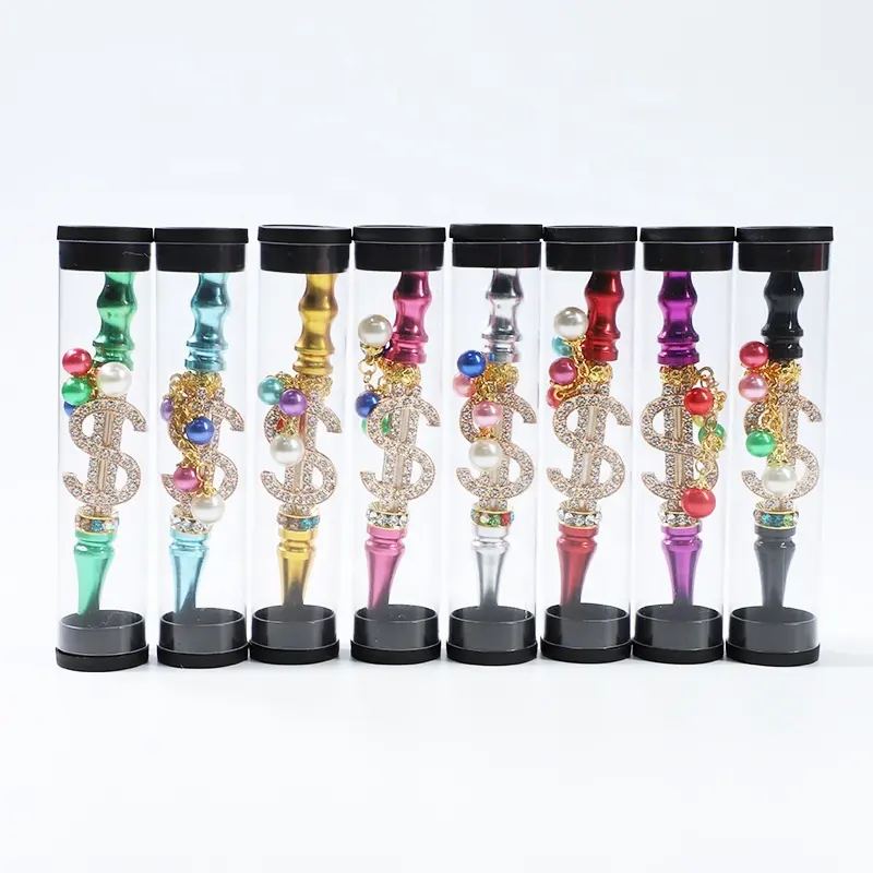 DIY women protect nails hookah mouth tips smoking accessories bling holder (8)