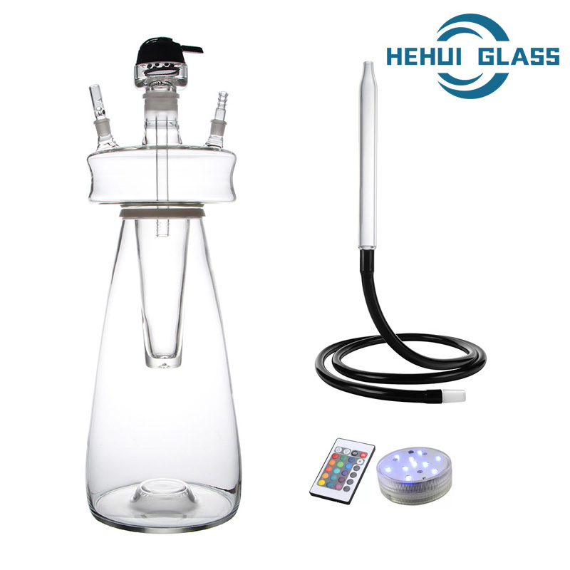 UFO glass hookah with glass base 122