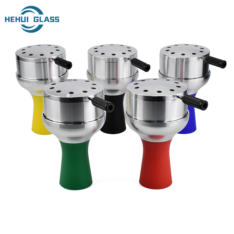 hehui glass aluminium Alloy heat management device with bowl  4