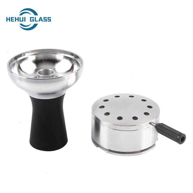 hehui glass aluminium Alloy heat management device with bowl 5