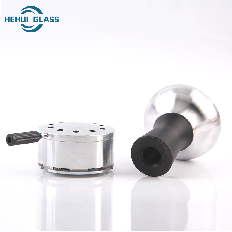 hehui glass aluminium Alloy heat management device with bowl  8