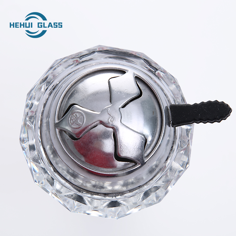 hehui glass heat management device siliver with bowl 3