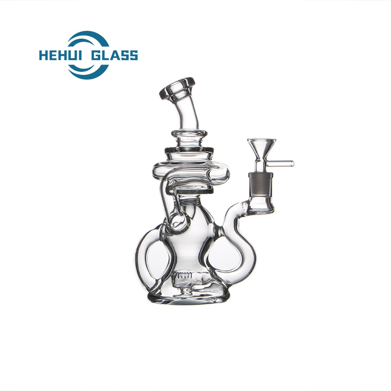recycler glass water pipe 2