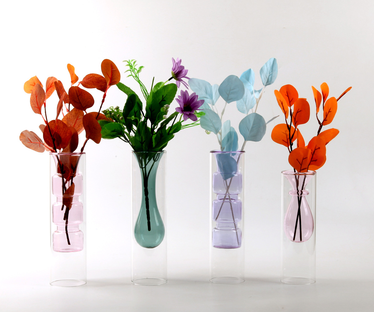 color glass vase